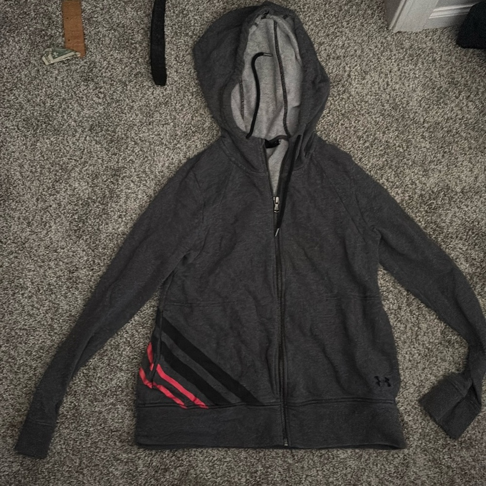 Under armor zip up hoodie